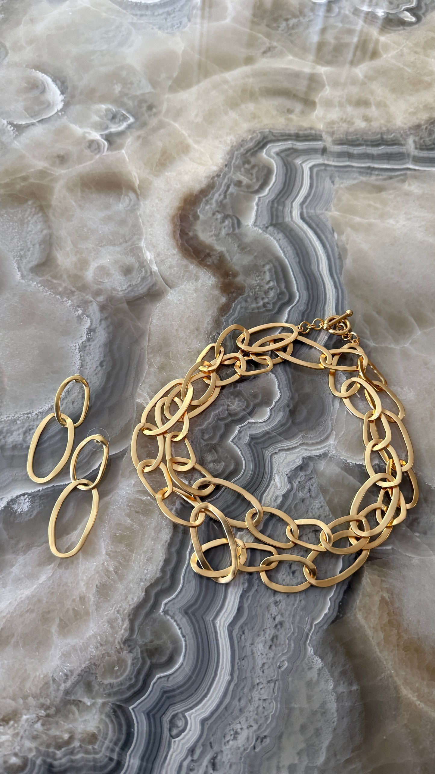 Madrid Earrings-Gold
