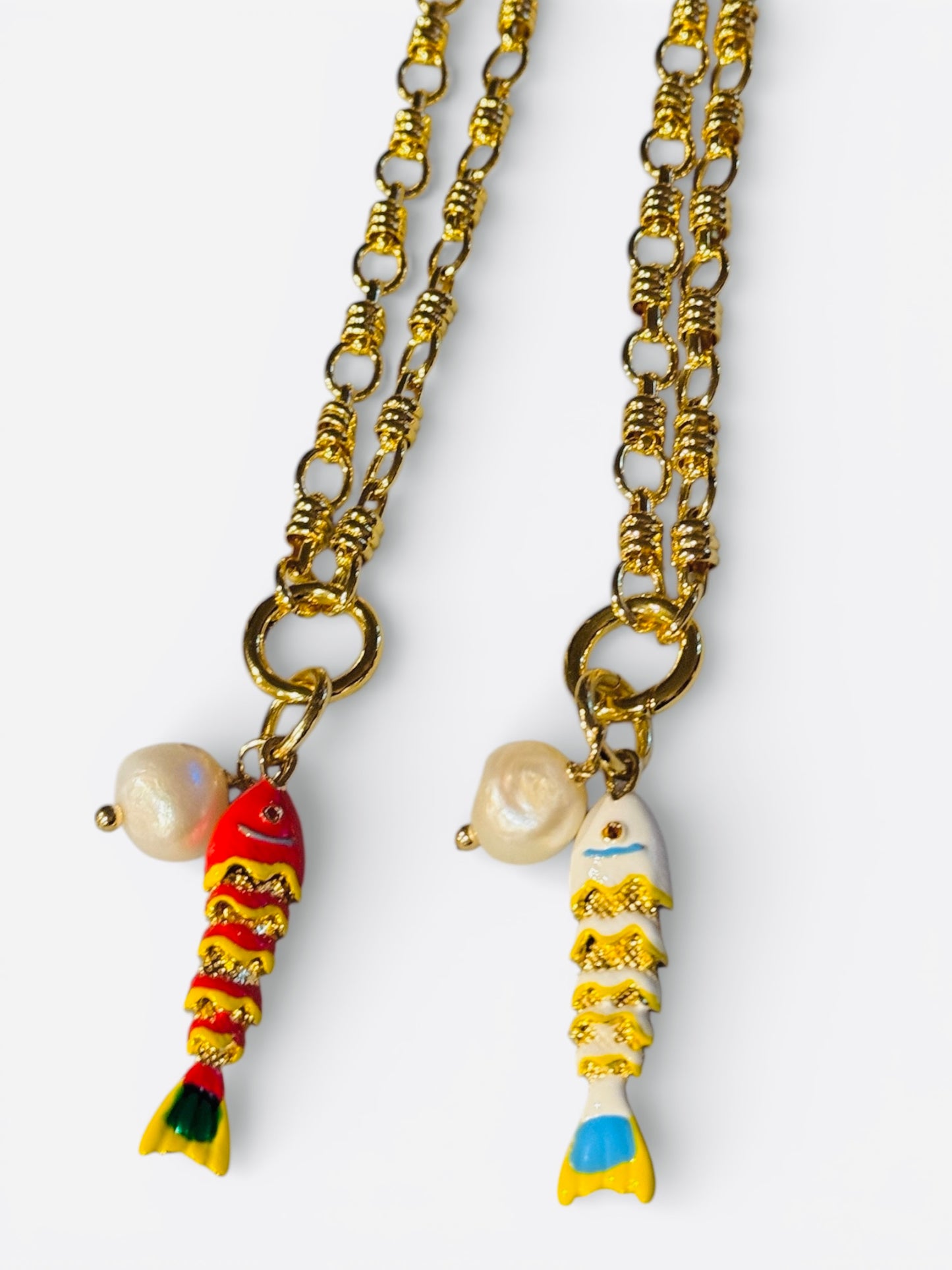 Koi and Pearl Necklace
