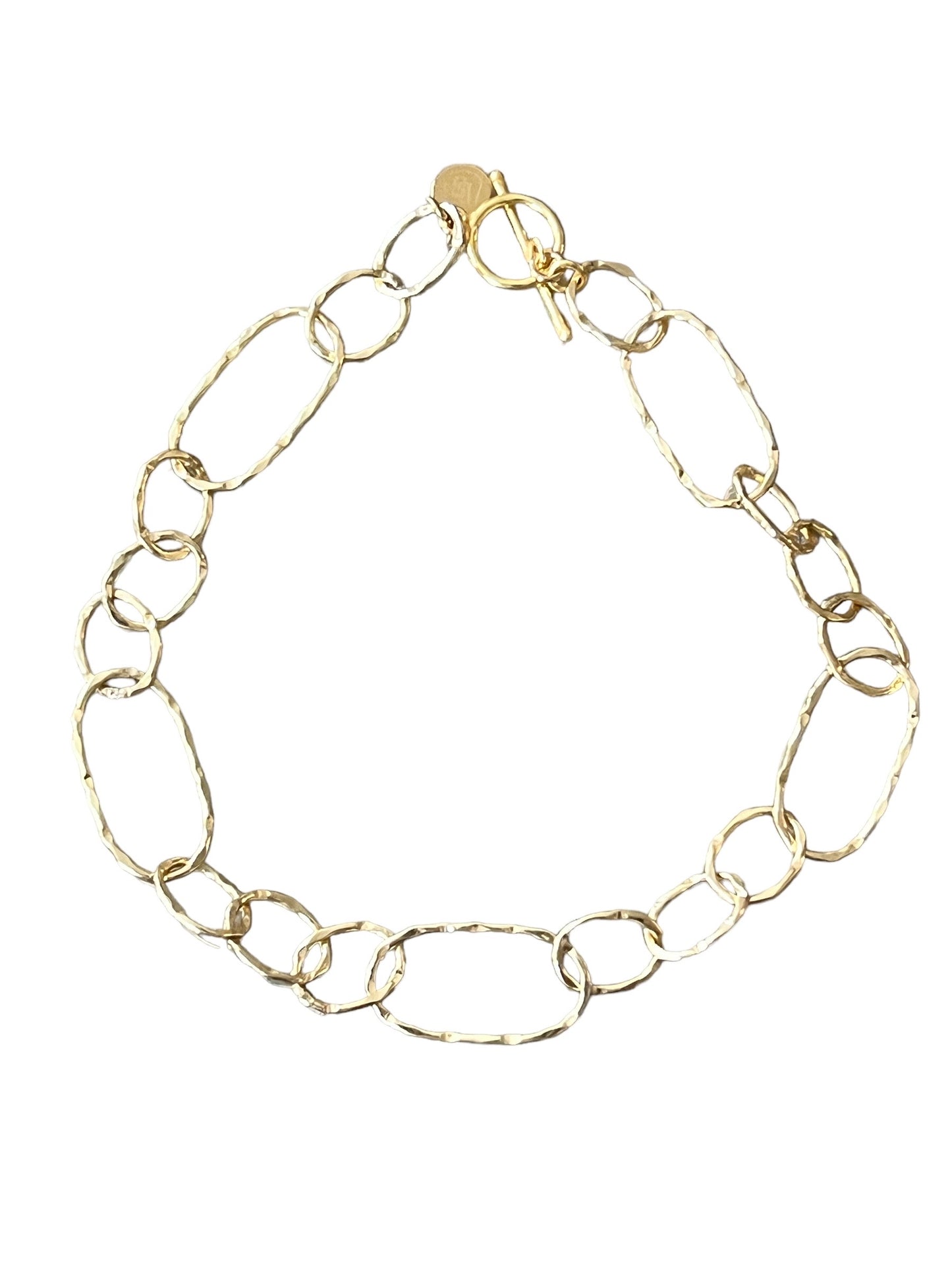 Hammered Chain Collar