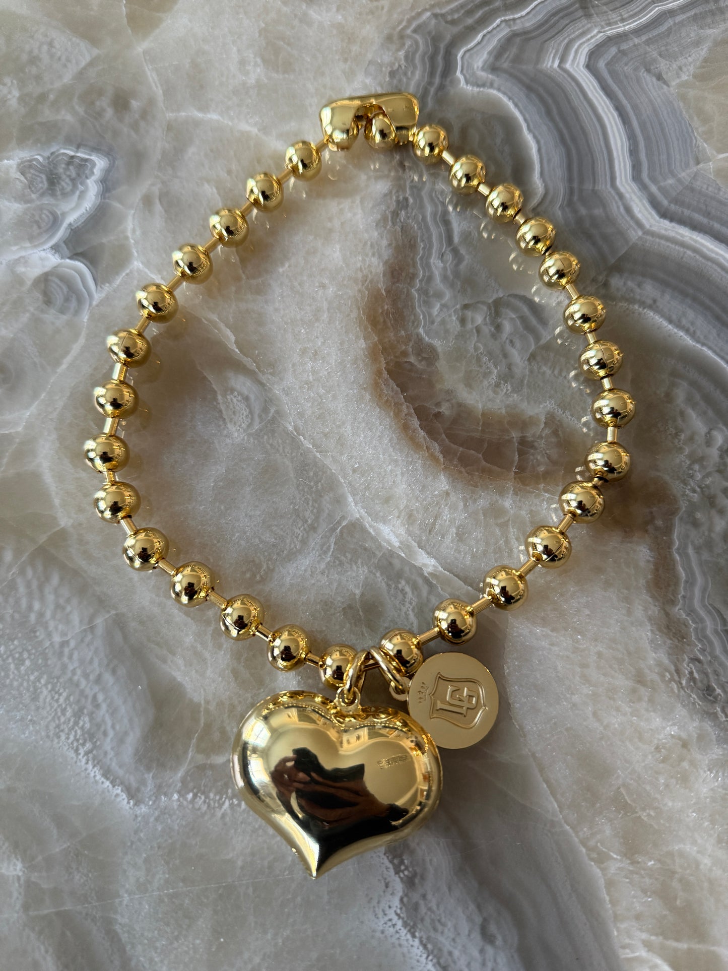 Puffy Heart Necklace