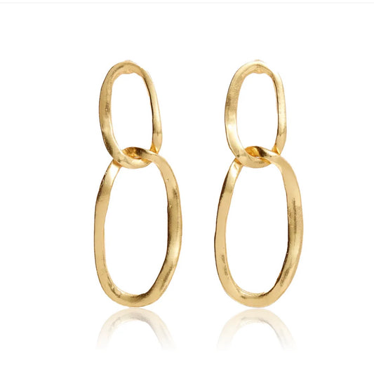 Madrid Earrings-Gold