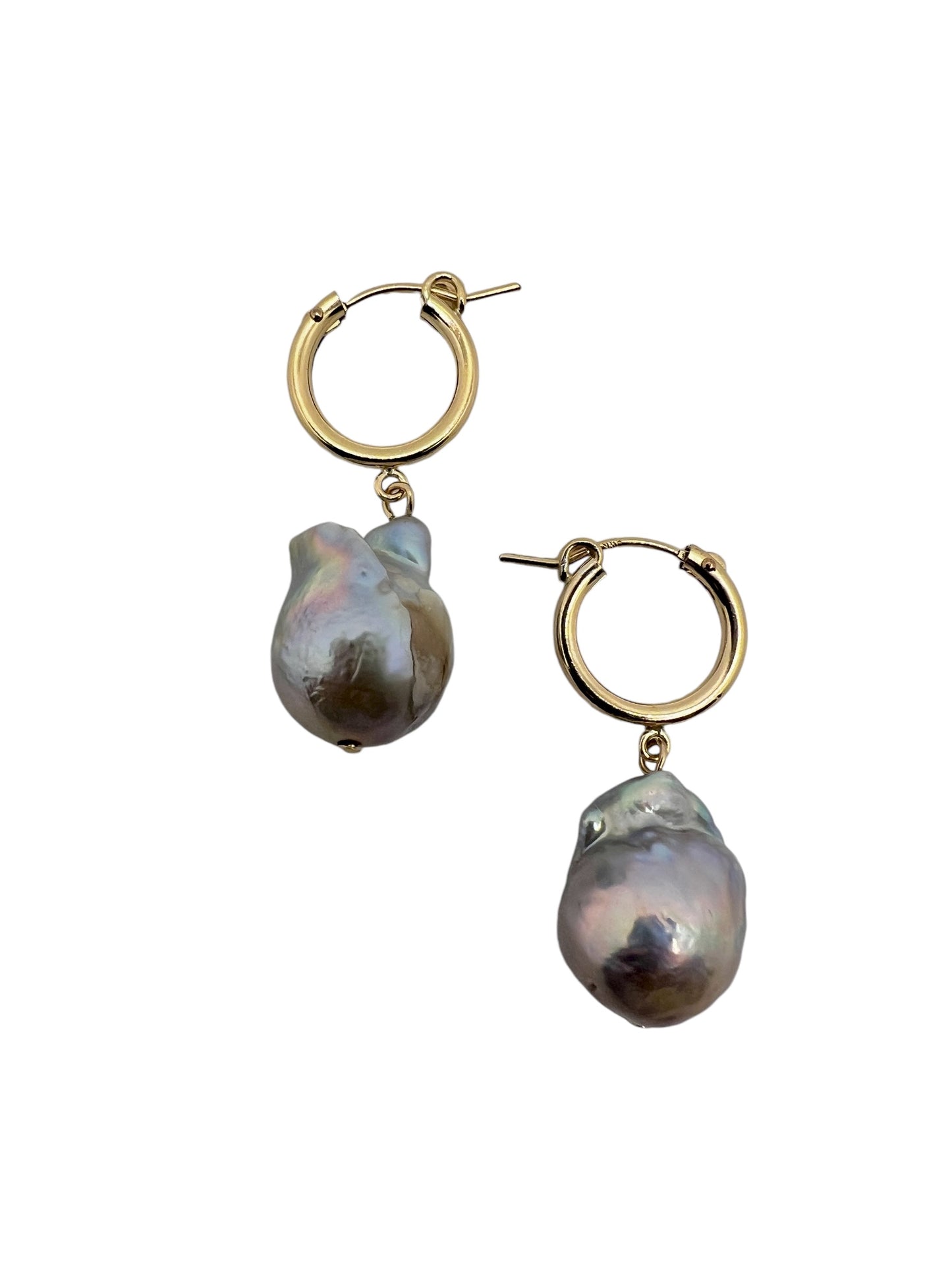 Lina Baroque Pearl Drops-Gold