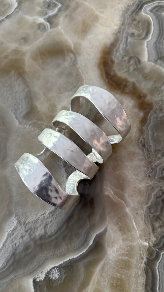 Morocco Goddess Cuff -Silver