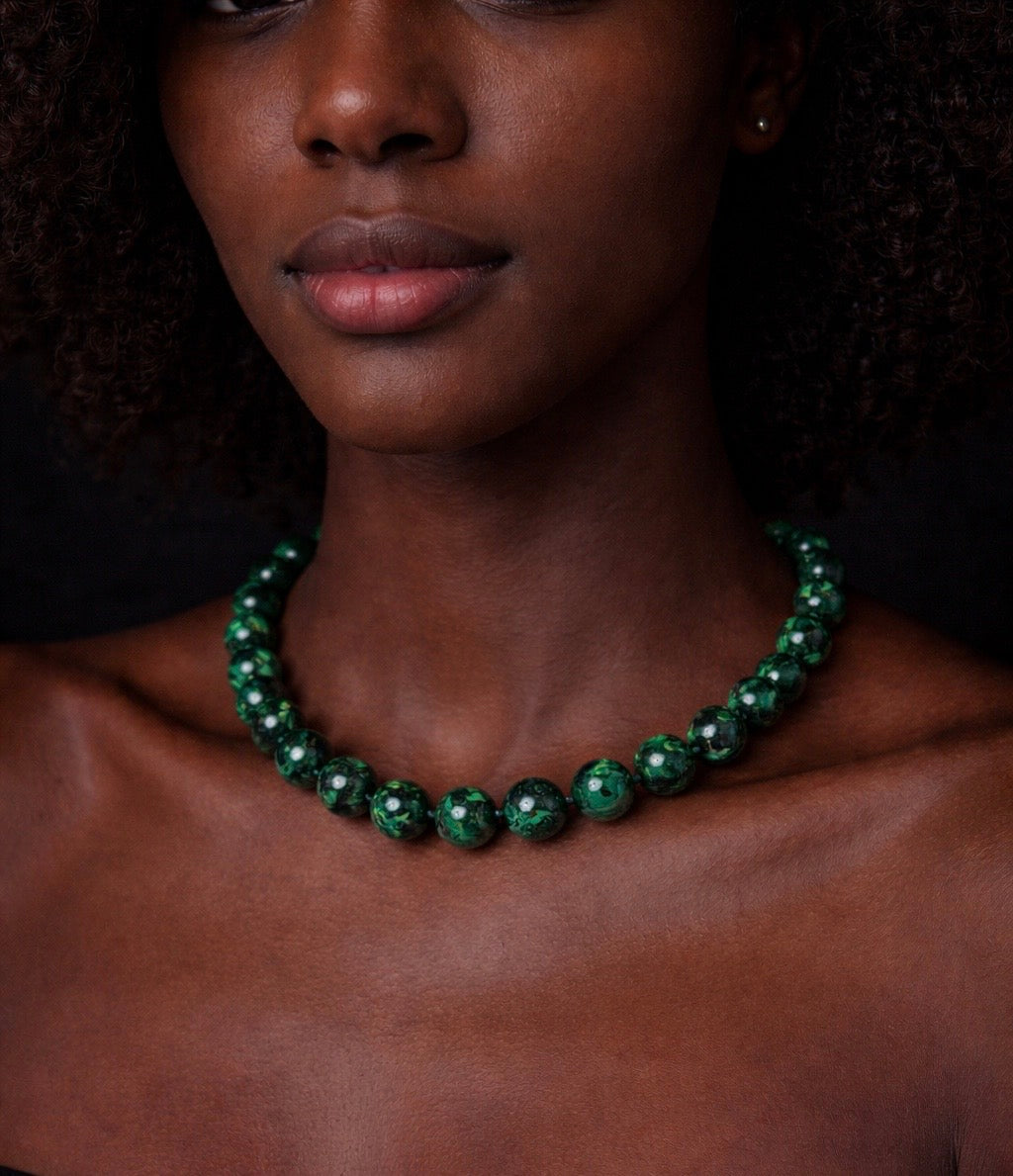Madagascar Malachite Collar