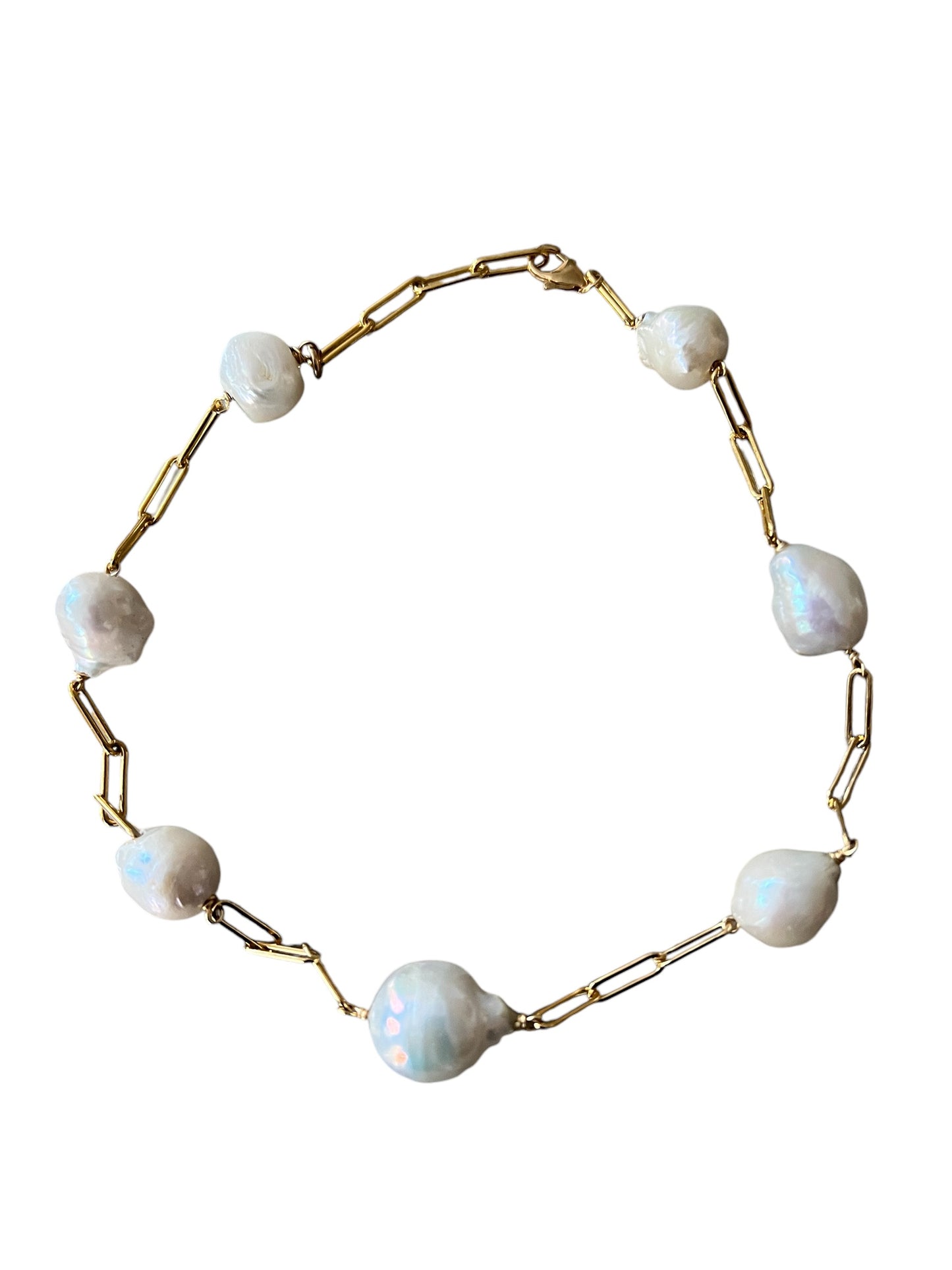 Lina Floating Pearl Necklace