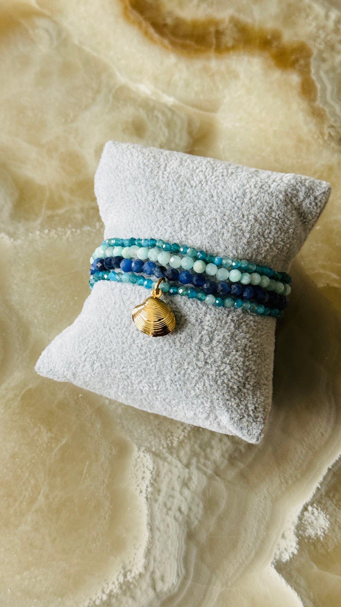 Stack Bracelets - Aqua