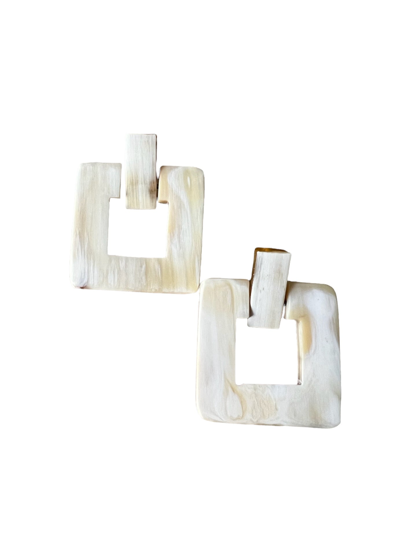 Nia Open Horn Earrings