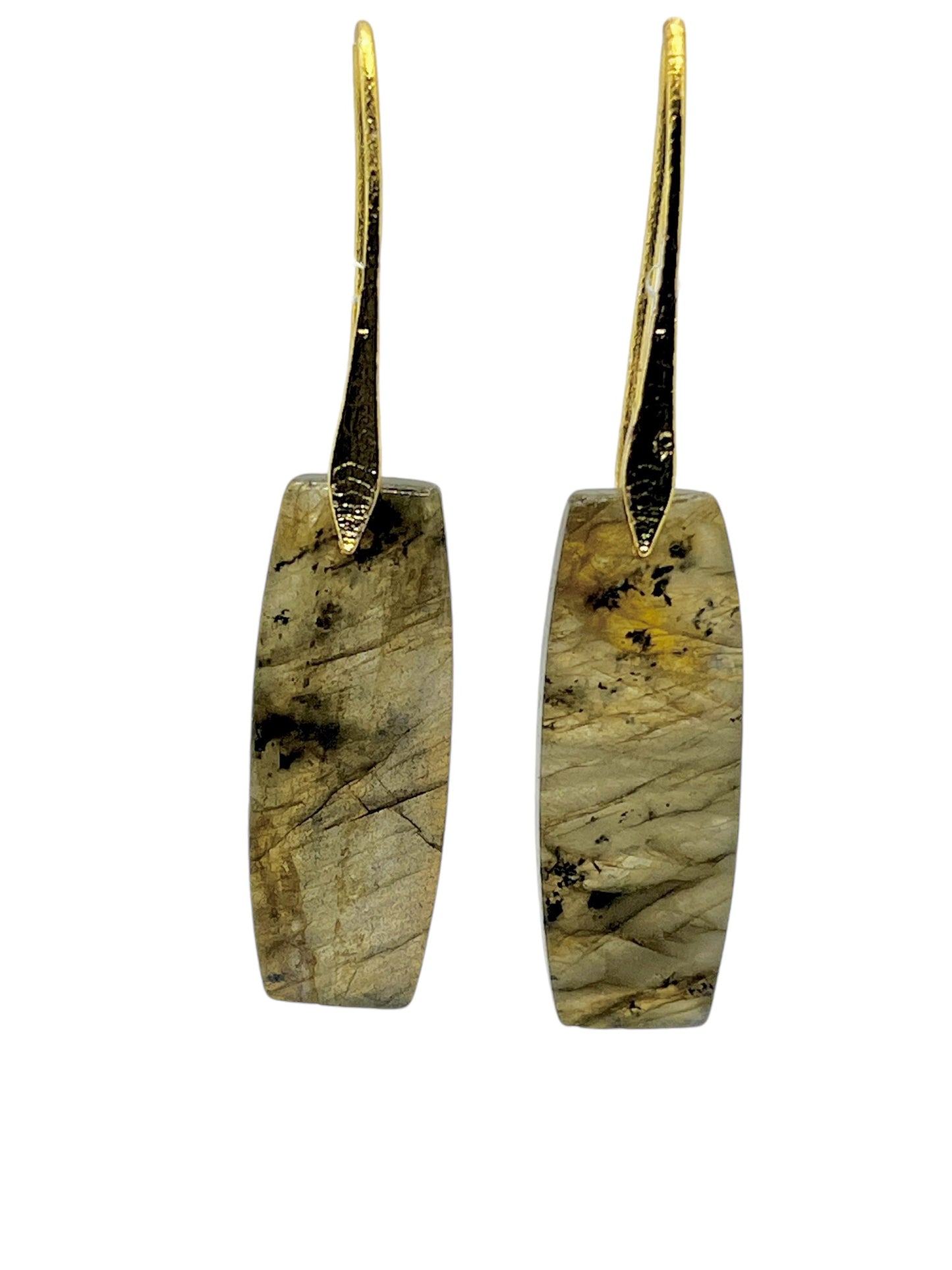 Manhattan Labradorite Bar Earrings