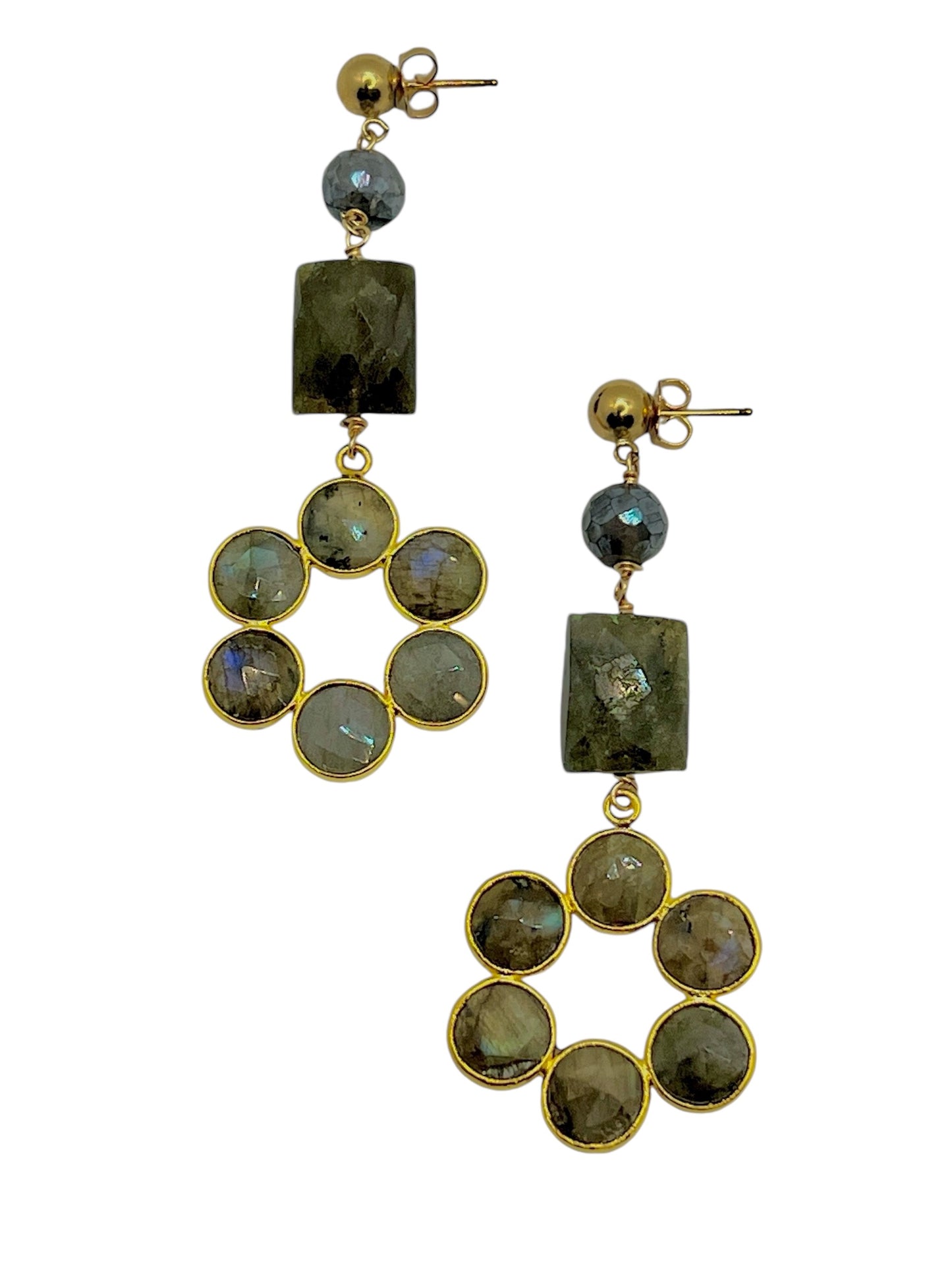 Poppy's Labradorite Drop Earrings