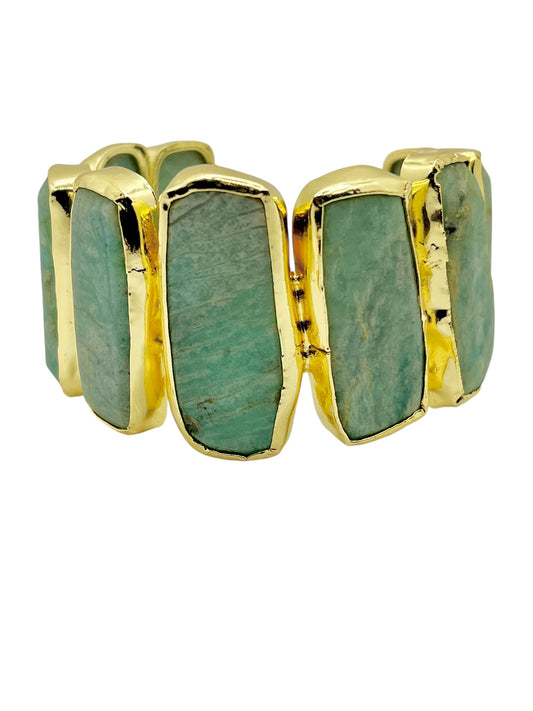 Boca Amazonite Cuff