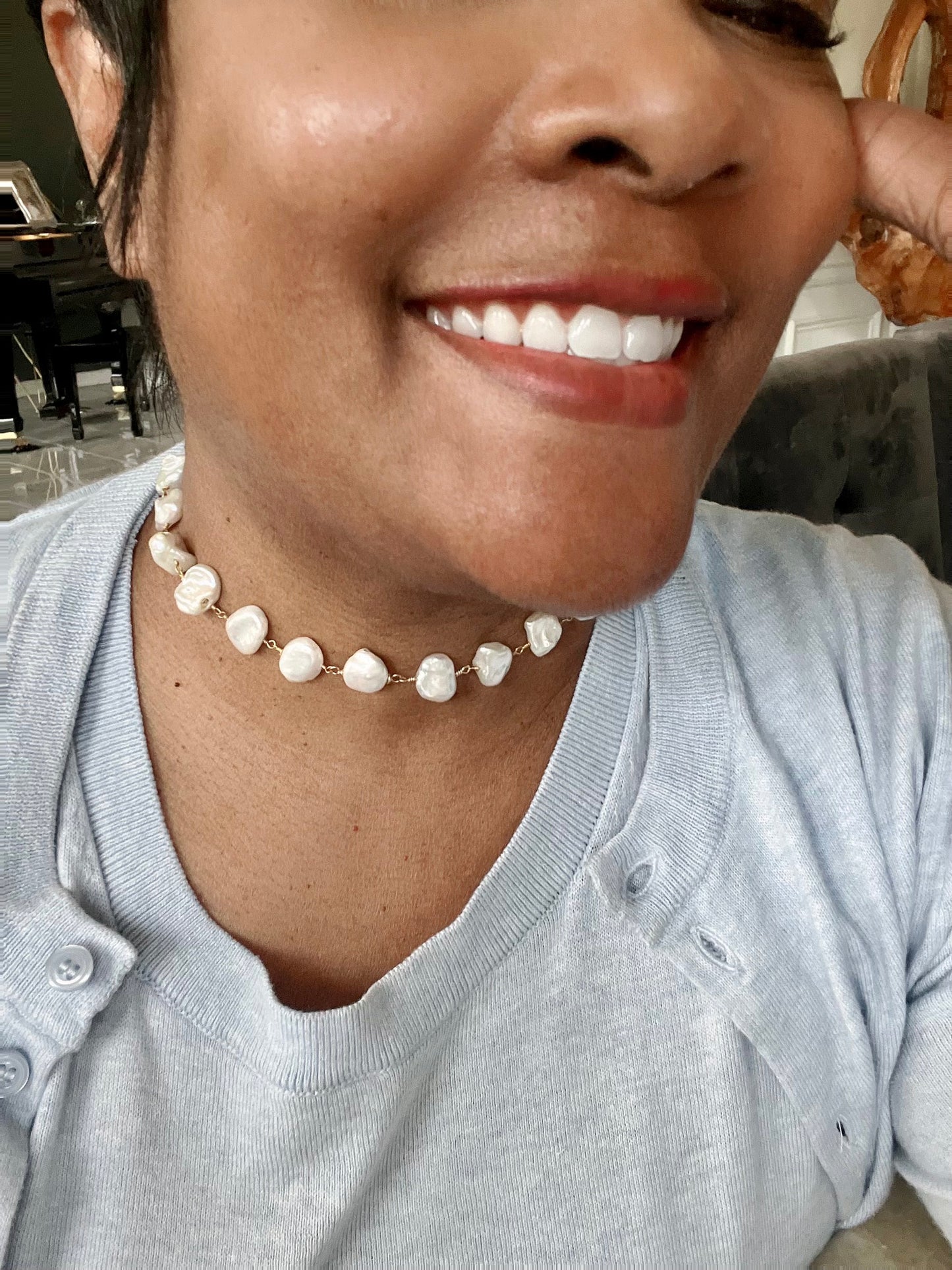 Little Petals Pearl Choker