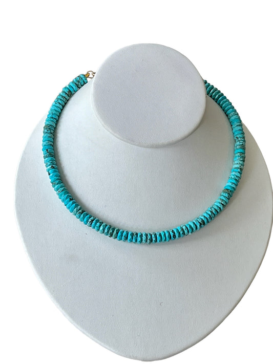 Faceted Turquoise Choker