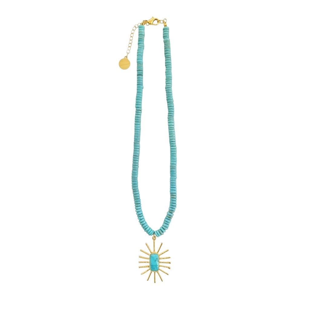 Solar Turquoise Necklace