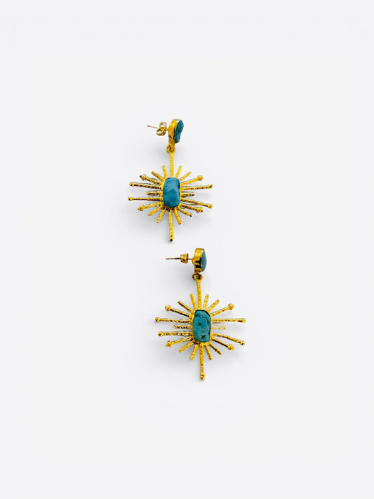 Solar Turquoise Earrings