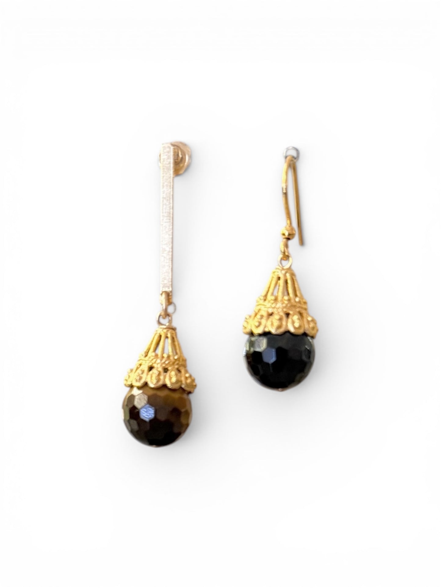 Bianca Tigers Eye Mismatched Earrings